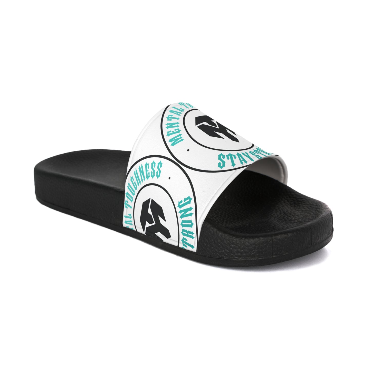 Men's Slide Sandals — Toughness Stands Strong Logo Slides