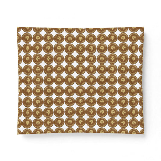 Boho Palm Pattern Cotton Comforter – Earthy Palm Circle Bedding