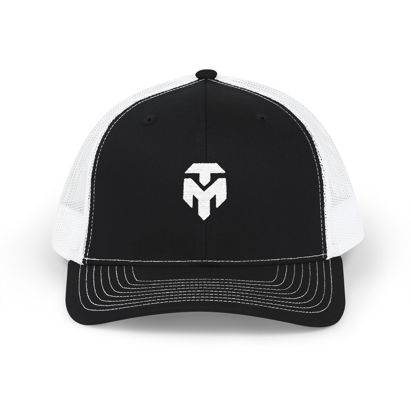 Embroidered Spartan Logo Snapback Trucker Cap