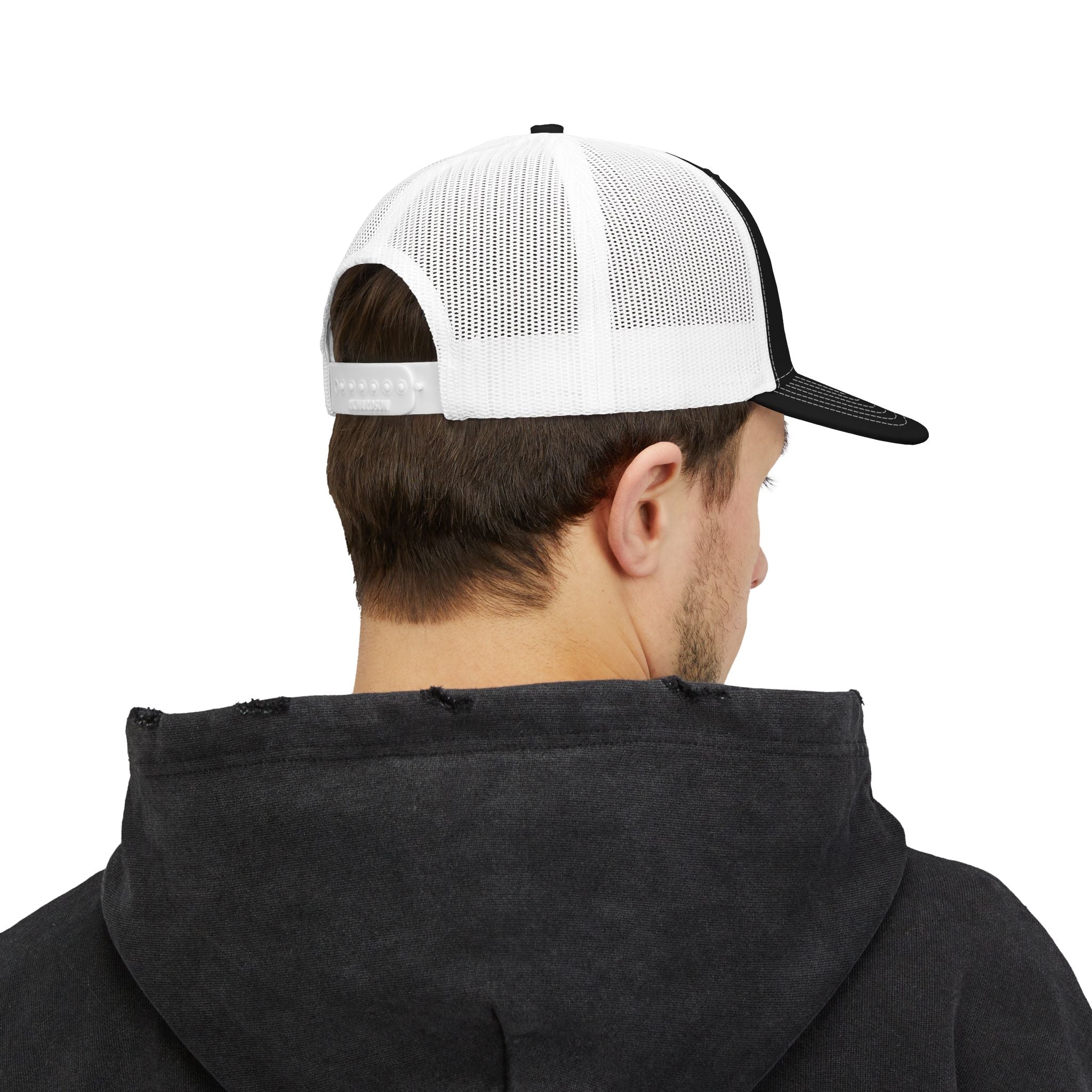 Embroidered Spartan Logo Snapback Trucker Cap