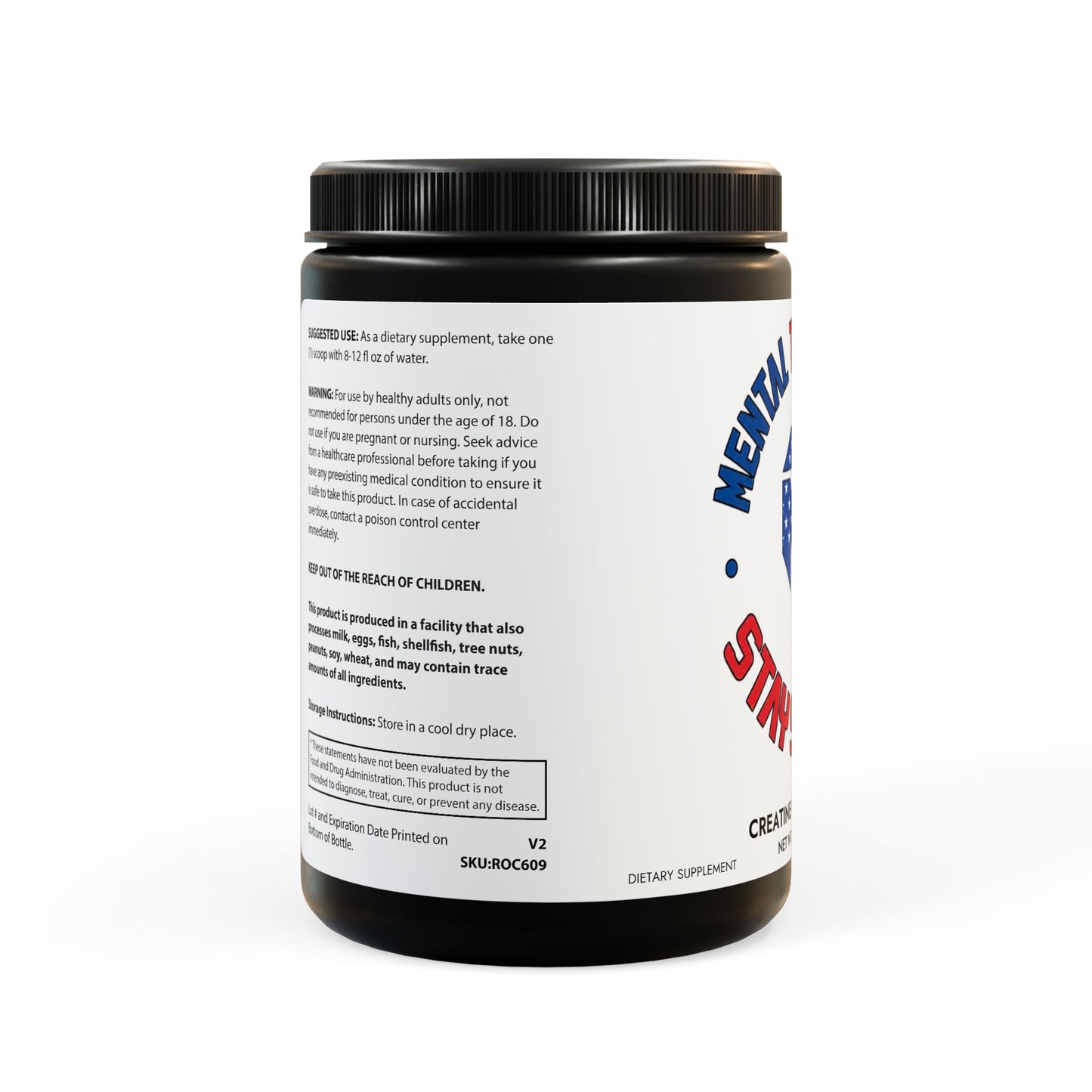 Creatine Monohydrate Supplement (300g, 10.58oz)