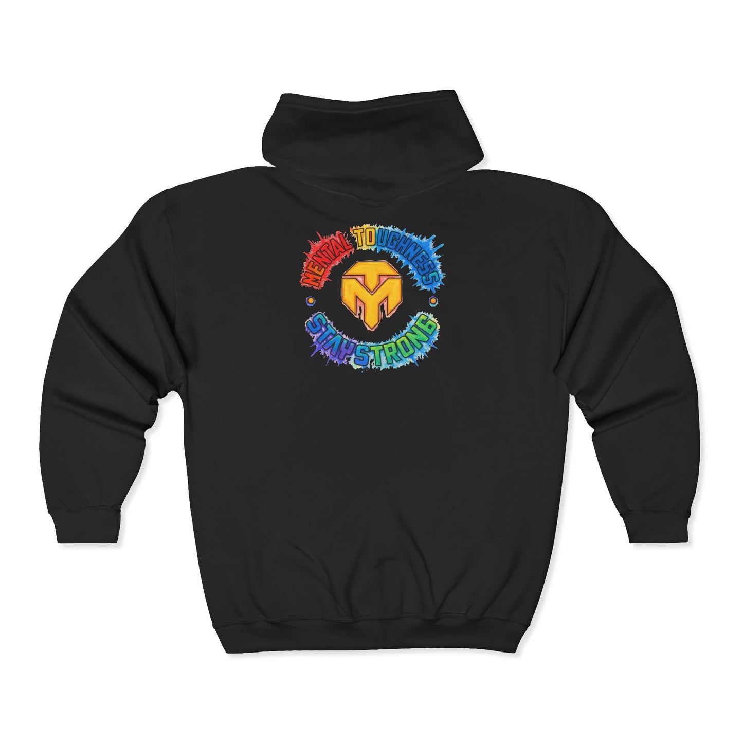 Zip Hoodie — Colorful Spartan Shield Logo