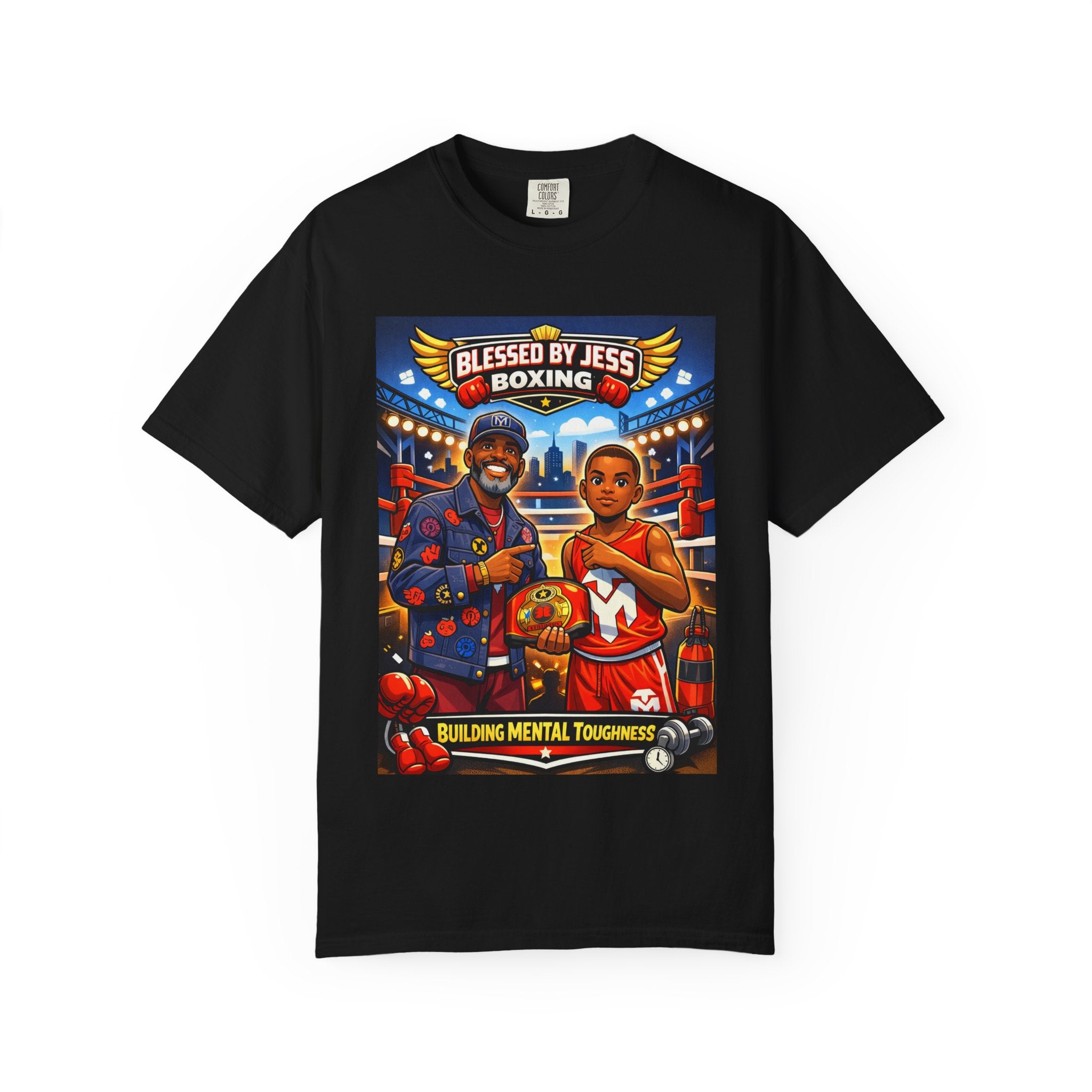 Blessed by Jess Boxing T-Shirt — Building Mental Toughness Graphic Tee