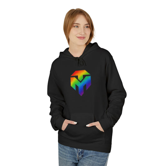 Rainbow Spartan Helmet Hoodie — LGBTQ+ Pride Warrior Pullover