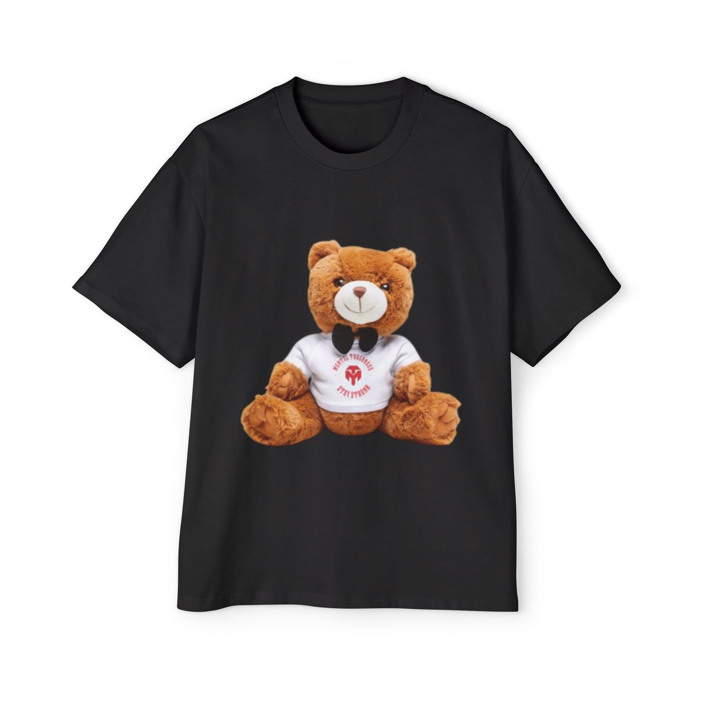 Teddy Bear Graphic Tee — Cute Plush Bear Print Oversized Men’s Shirt