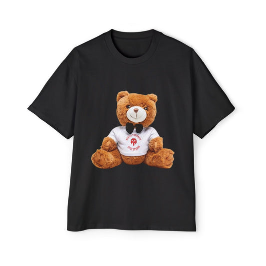 Teddy Bear Graphic Tee — Cute Plush Bear Print Oversized Men’s Shirt